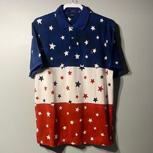 Polo by Ralph Lauren Men's Star Pattern Polo Shirt